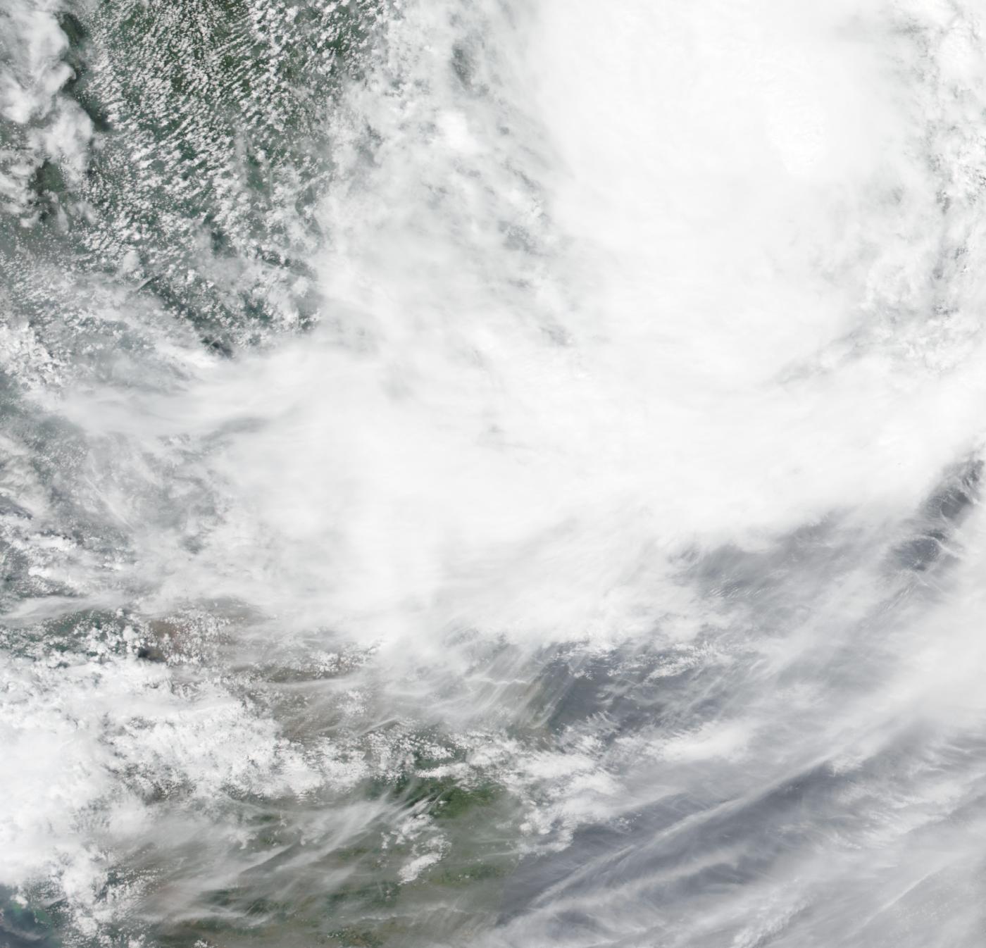 True colour, second satellite satellite view of the region, 2026-09-24