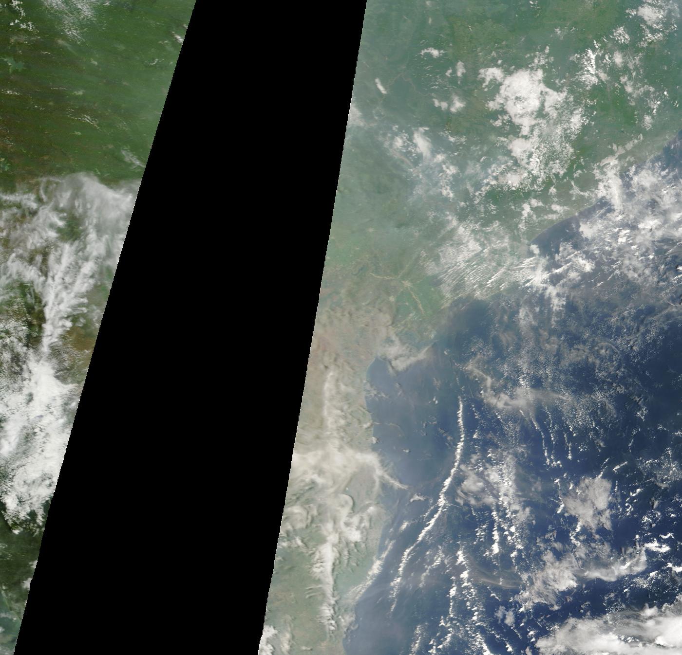 True colour satellite view of the region, 2026-09-16