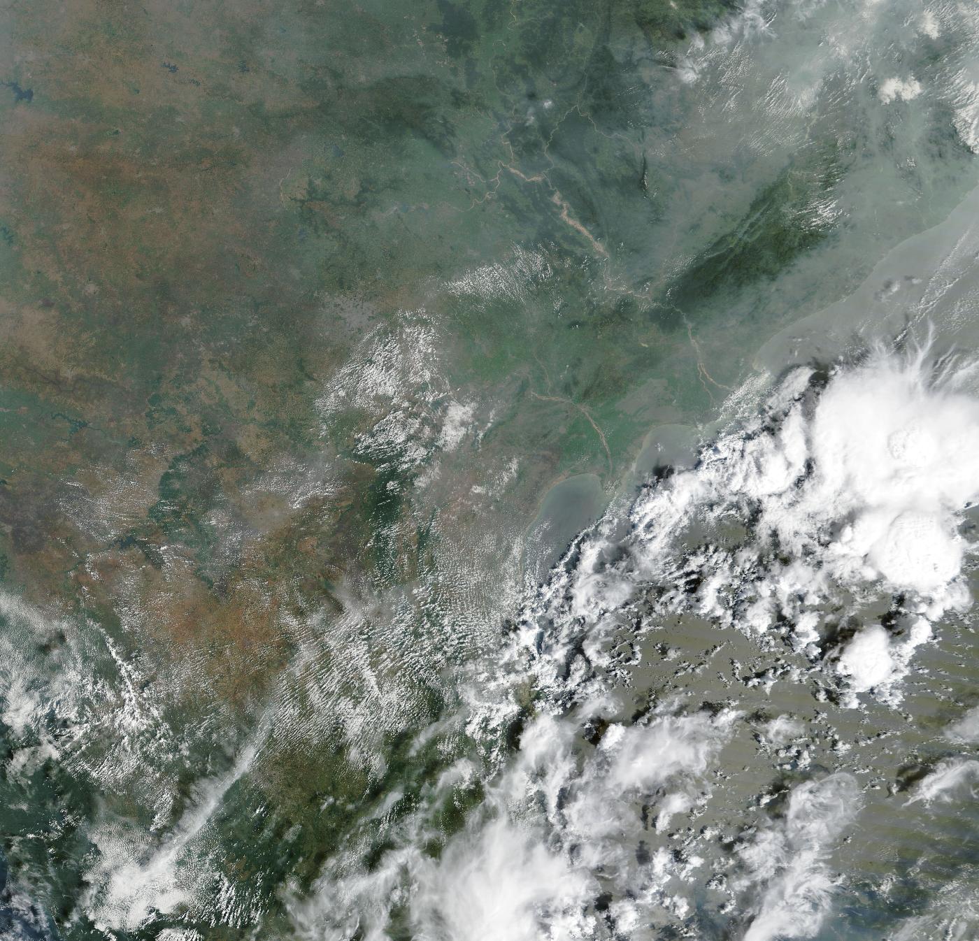 True colour satellite view of the region, 2026-10-04