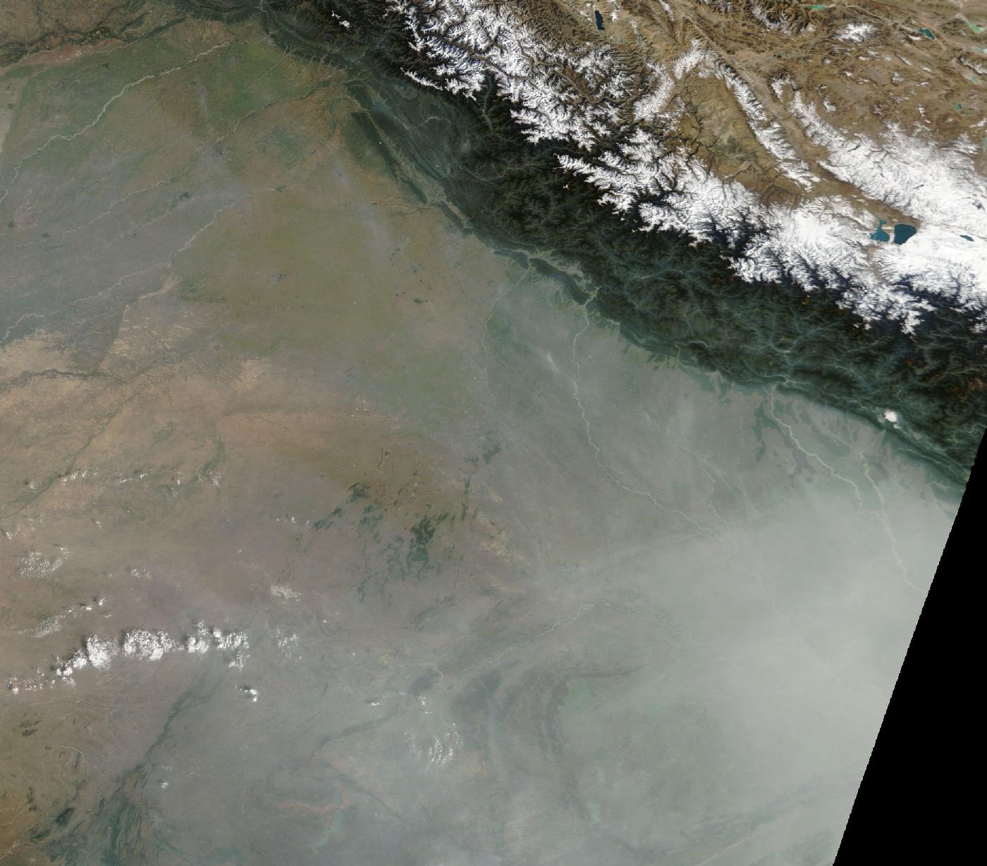 True colour satellite view of the region, 2026-10-26