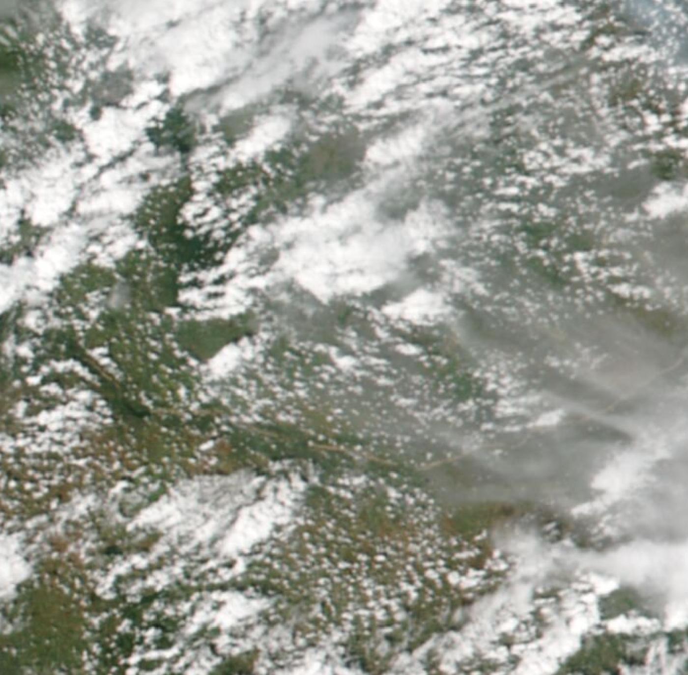 True colour, second satellite satellite view of the region, 2026-10-24