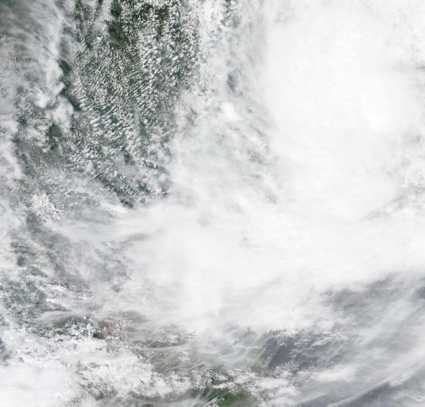 True colour, second satellite satellite view of the region, 2026-09-24