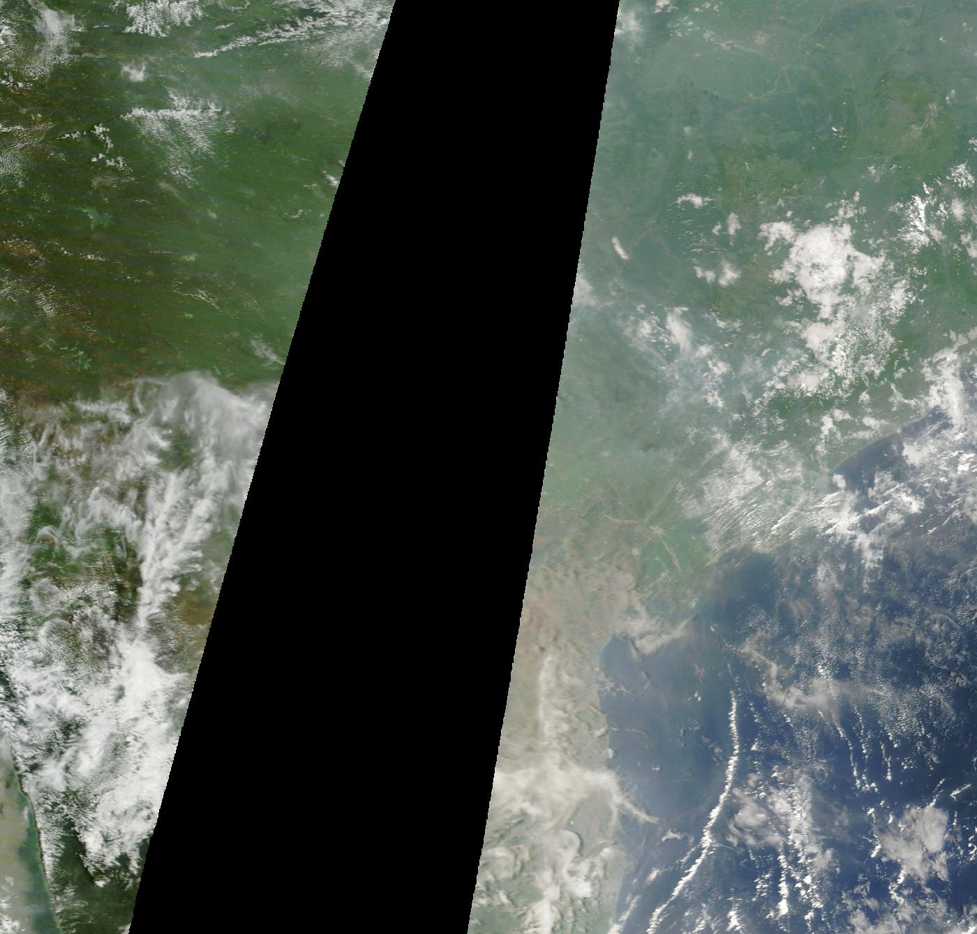 True colour satellite view of the region, 2026-09-16
