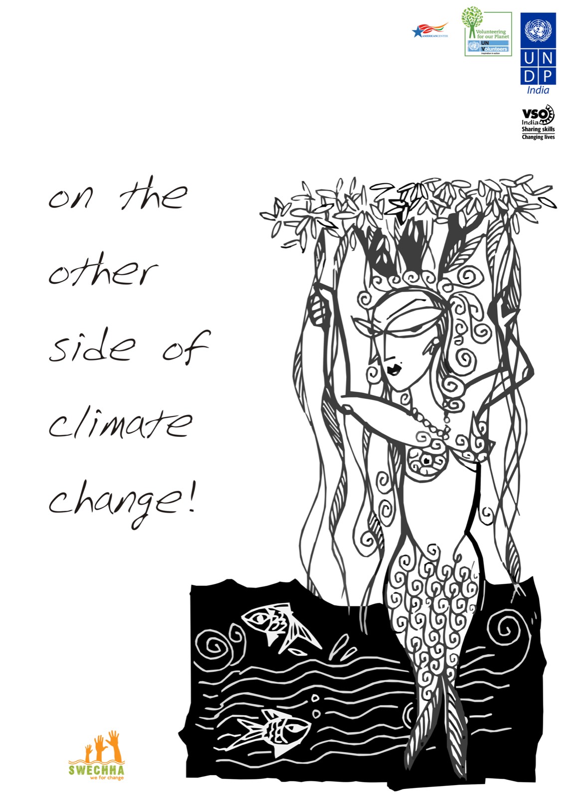 Climate change &mdash; poster by Sandip Paul