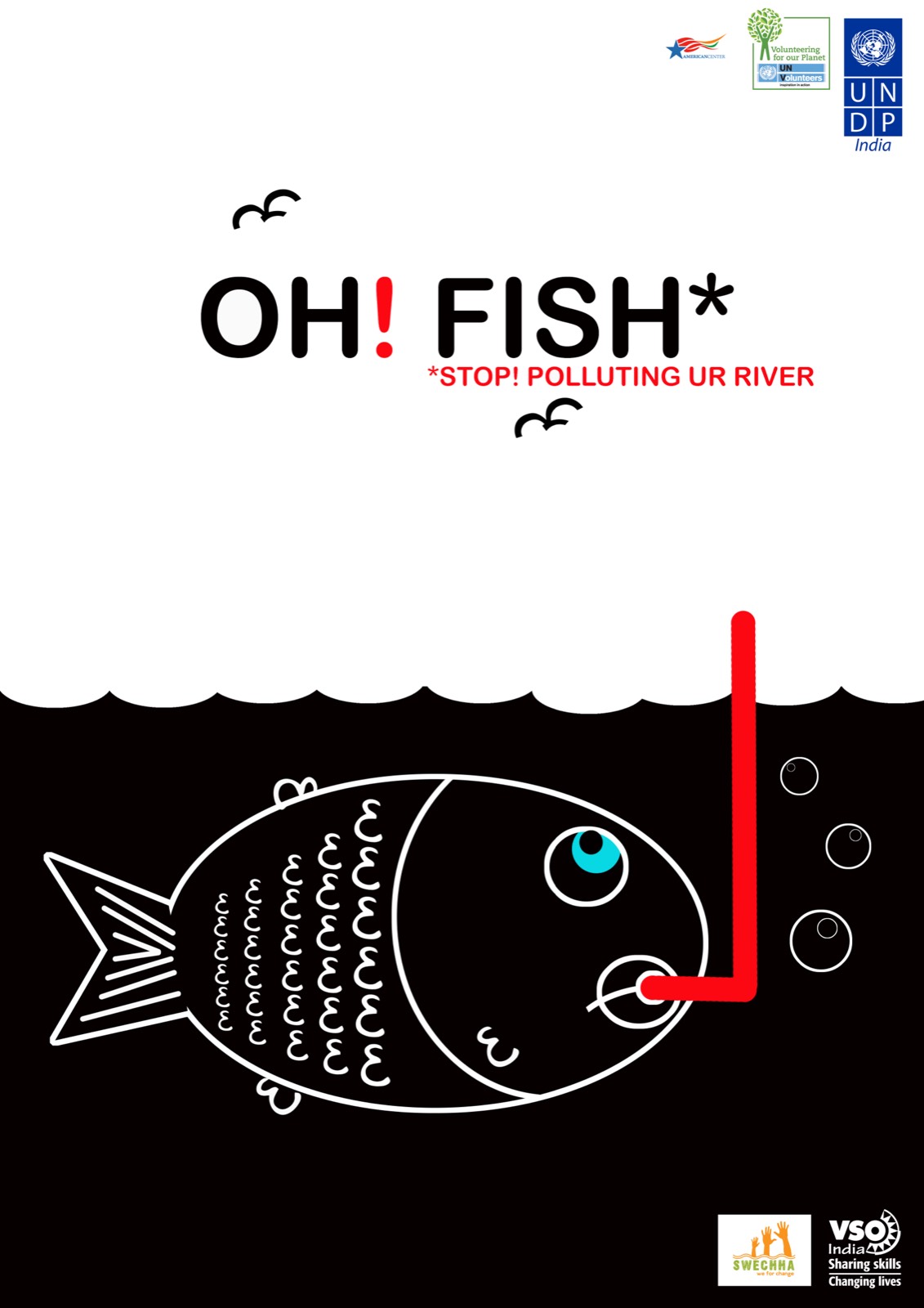 OH!FISH &mdash; poster by Sandip Paul