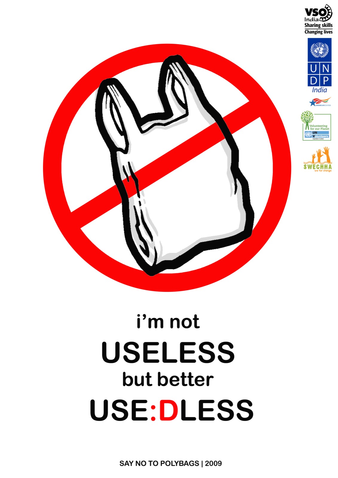 USEDless polybag &mdash; poster by Sandip Paul