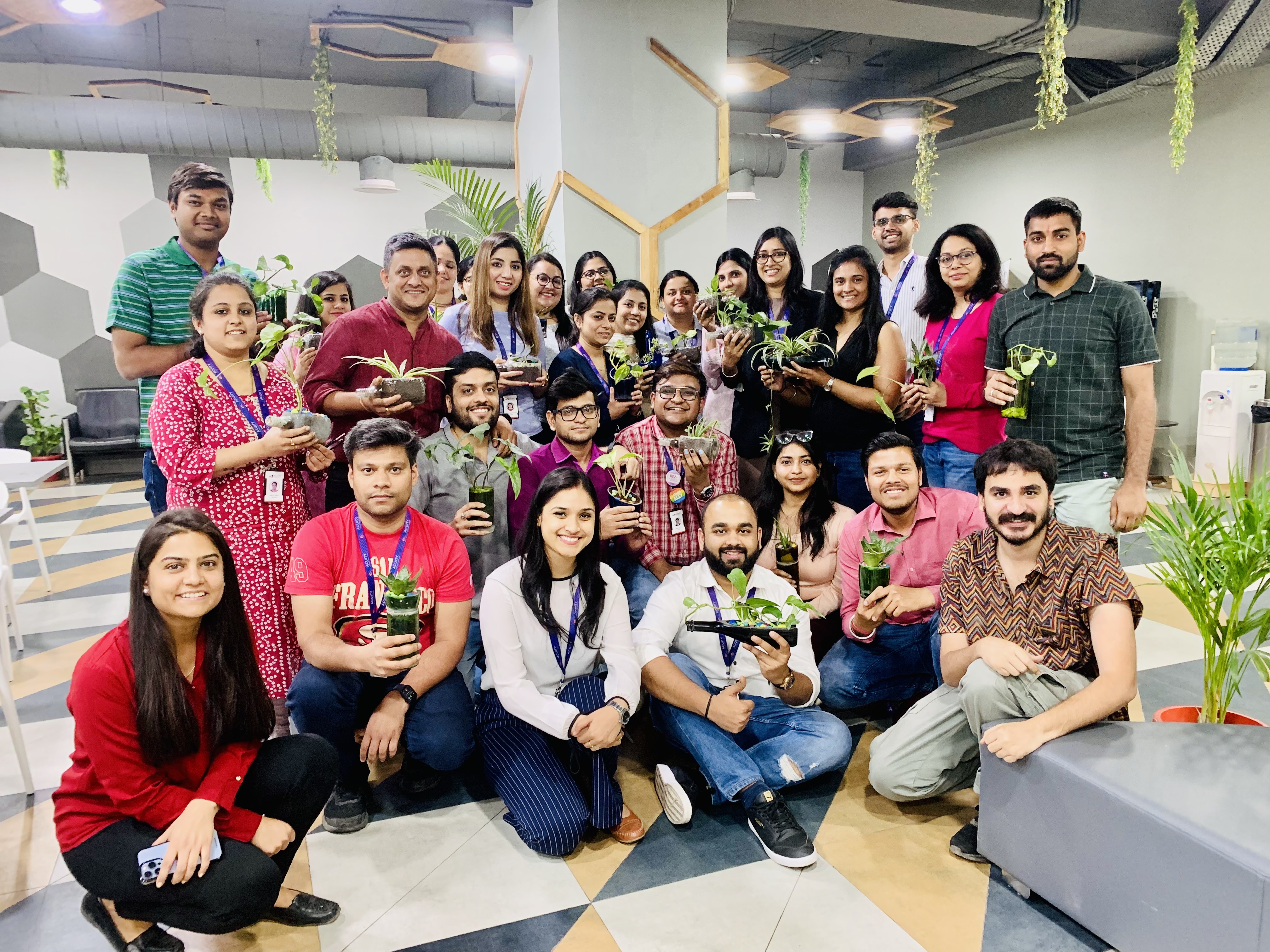 Global Recycling Day with Acuity Knowledge Partners – Workshop on Urban Gardening and Upcycling
