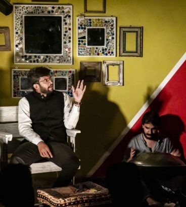 A theatrical performance from one of Remakery India's weekly events {{brizy_dc_image_alt imageSrc=